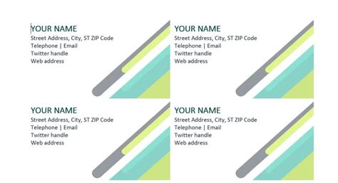 30+ Best Modern Business Card Templates 2021 (Word + PSD) – Yes Web Designs