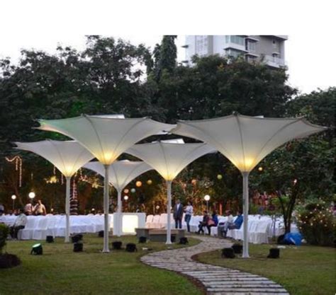 Modular Pvc Inverted Umbrella Tensile Structures At Rs Sq Ft In Delhi