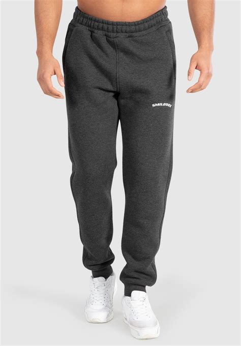 Smilodox Jogging Lenny Jogginghose Anthrazit Melange Anthrazit