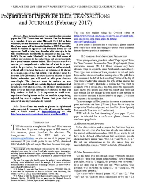 Ieee TJ Template 17 | PDF | Magnetic Field | File Format