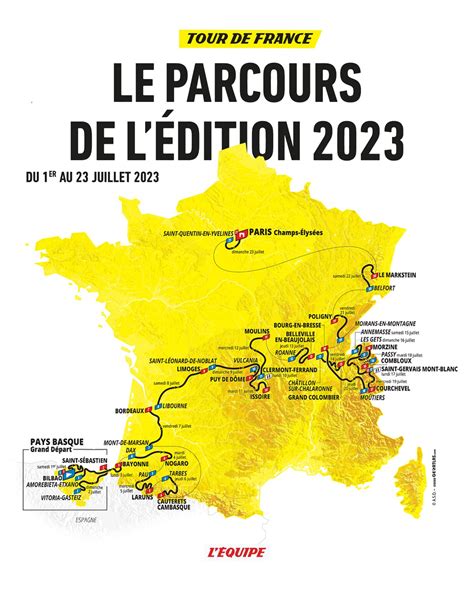 L Quipe On Twitter Le Parcours Du Tour De France Plus D Infos