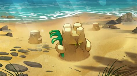 WAKFU on Twitter Si vous croisez des châteaux de sables vivants ne