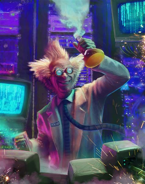 Artstation Mad Scientist And Ai Concept David Edwards Mad Scientist