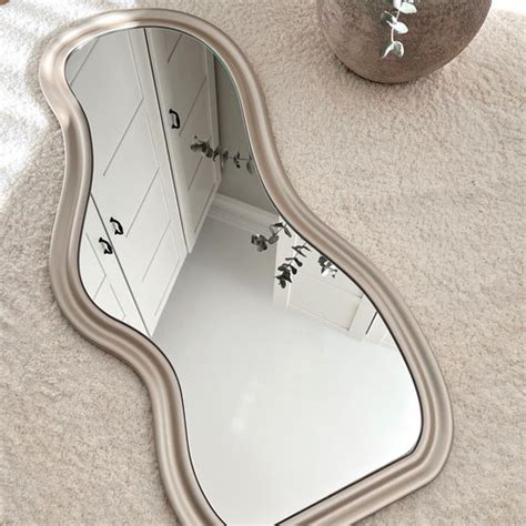 Sera Irregular Wavy Mirror Asymmetrical Home Decor Aesthetic Etsy