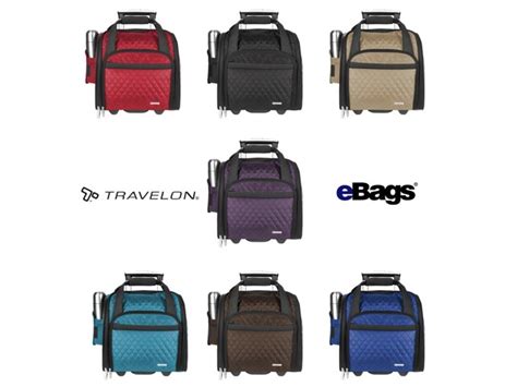 Travelon Wheeled Underseat Carry On Bag With Tote Ahoy Comics