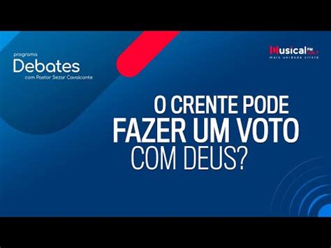 O Crente Pode Fazer Um Voto Deus Pr Elias Soares X Pr Isaac