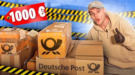 1000 in NICHT ZUSTELLBARE BESCHÄDIGTE DHL Pakete investiert YouTube