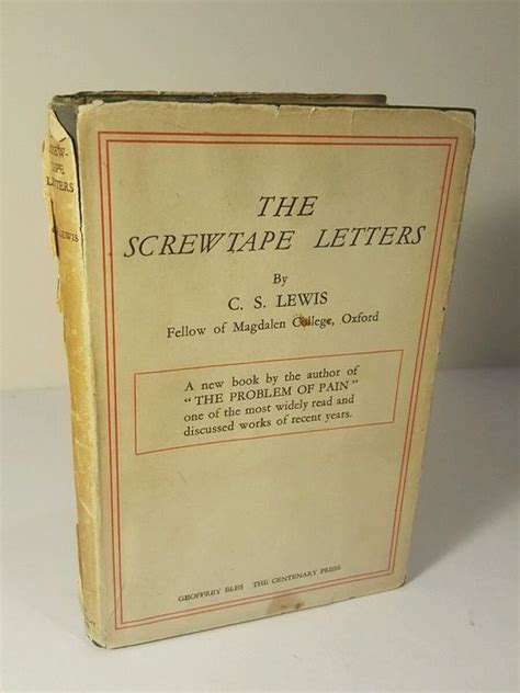 C.S. Lewis - The Screwtape Letters - 1942 - Catawiki