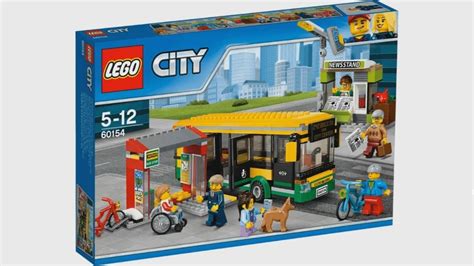 Lego City 60154 Bus Station Instruction Timelapse Youtube