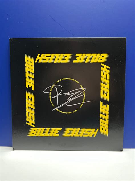 Billie Eilish Live At Third Man Records New Signed Vinyl Lp Record Coa