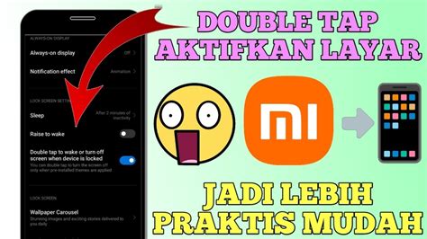 Cara Mengaktifkan Ketuk Layar 2X Di Hp Xiaomi 12 Lite YouTube