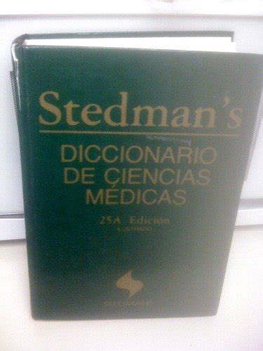 Libro Diccionario De Ciencias Medicas Ilustrado Ed Stedman S Isbn