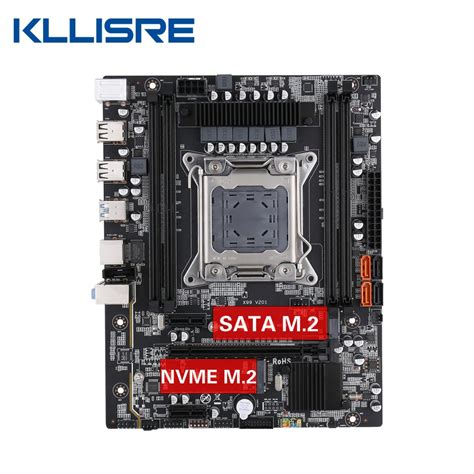 Kllisre X99 Desktop Motherboard LGA 2011 3 NVME SATA M 2 Slot Support