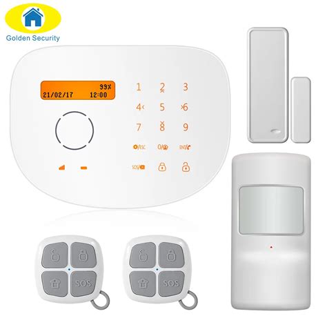 LCD Wireless GSM Alarm SMS Home Security Burglar Alarm System IOS