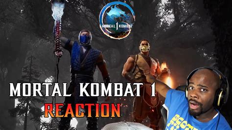 Mortal Kombat Gameplay Debut Trailer Reaction Youtube