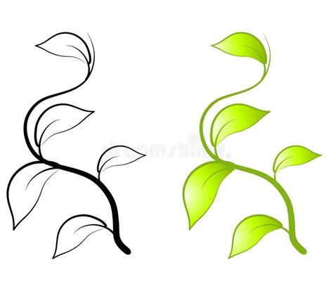 Climbing Vine Clipart Design