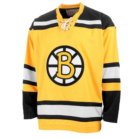 Mens Boston Bruins CCM Gold Classic Throwback Jersey - Shop.NHL.com