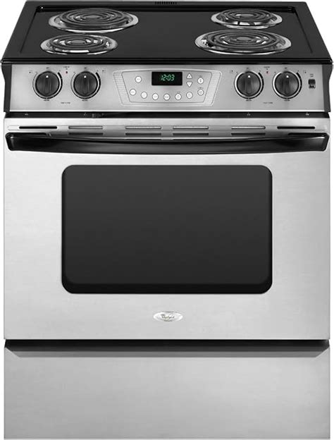 Whirlpool Ry160lxts 30 Stainless Steel Electric Slide In