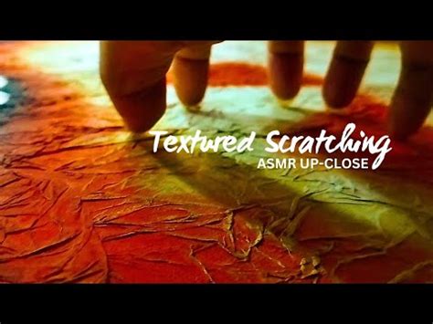 ASMR Intensely SCRATCHING Textured Triggers Upclose For You Wooden