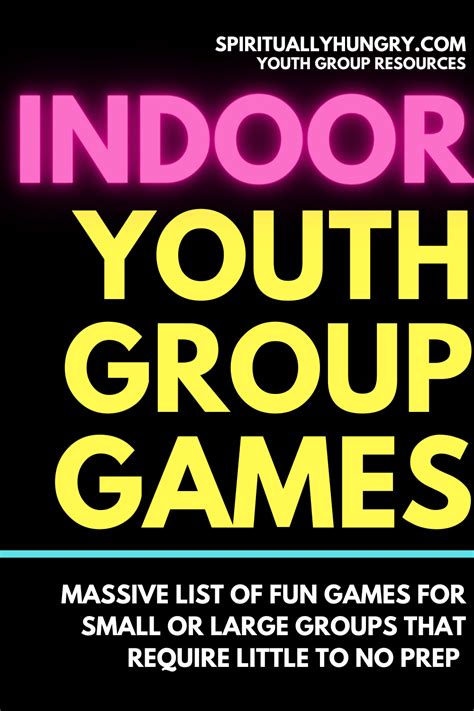 Indoor Youth Group Games for All Weather Conditions