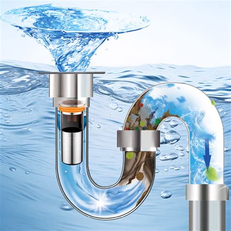 PATLOLLAV Floor Drain One Way Drain Valve Sewer Core Stainless Steel