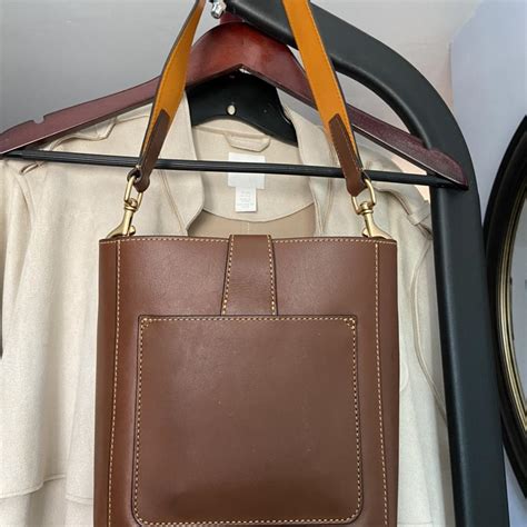 Dooney Bourke Women S Burgundy And Tan Bag Depop