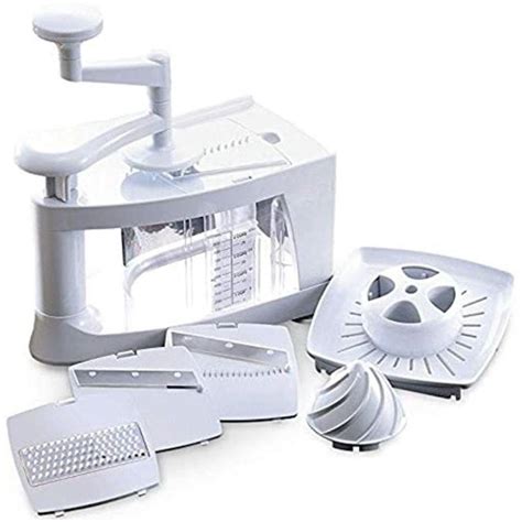 Cortador Espiral Fatiador Ralador 8 Em 1 Spiralizer Submarino