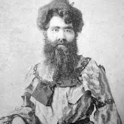 GRACE GILBERT - The Bearded Lady - The Human Marvels Freaks