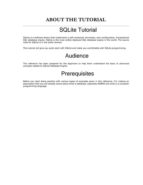 Solution Sqlite In Python Complete Tutorial Book Studypool