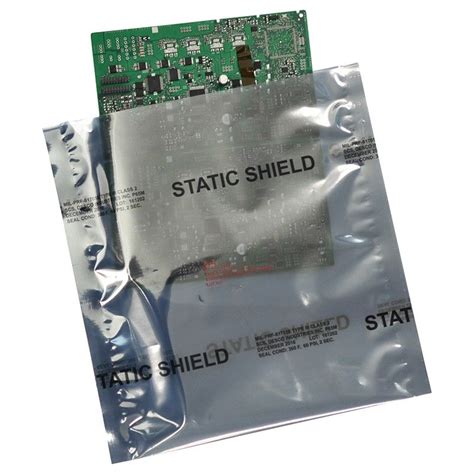 Scs 1001216 Metal In Static Shielding Bag 12x16 100pk Fosco Connect