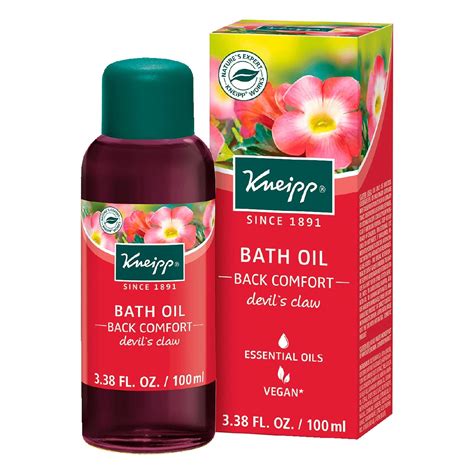 Amazon Kneipp Devil S Claw Herbal Bath Oil For Back Comfort