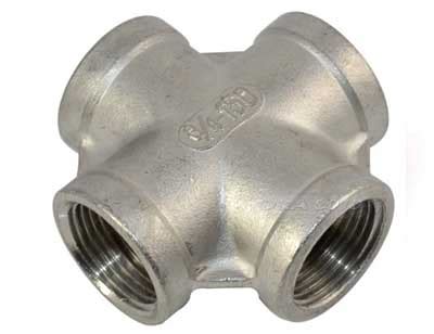 Asme B Threaded Unequal Cross Threaded Reducing Cross