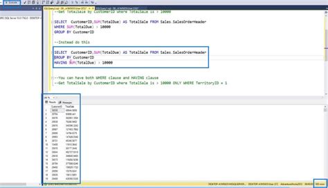 Having Clause In Sql Aggregate Functions Master Data Skills Ai