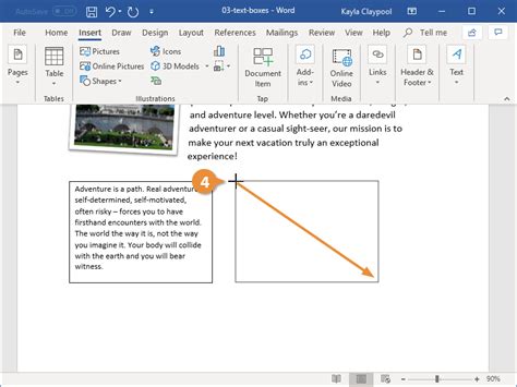 How To Insert A Text Box In Word CustomGuide