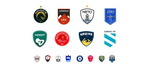 Azerbaijan Premier League Teams Logos Redesign Concept :: Behance