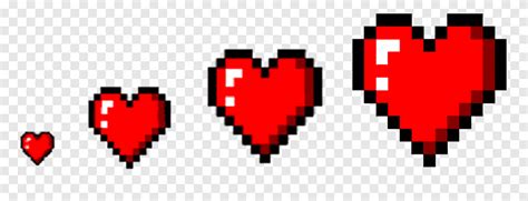 Pixel Art Heart Pixelart Konst Datorikoner Png PNGEgg