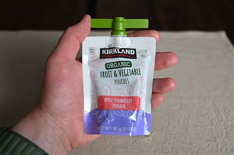 Costco Kirkland Signature Organic Fruit And Vegetable Pouches Review