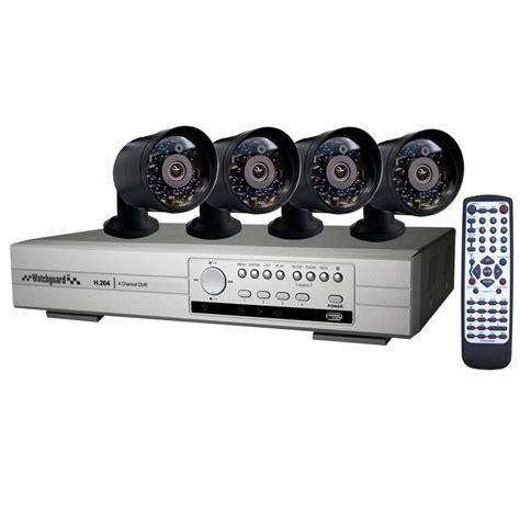 DVR4ENTPACK3: Complete 4 Channel Watchguard H.264 DVR and Camera Kit ...