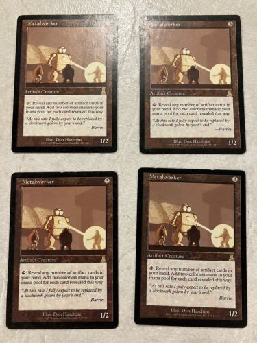 4x MTG Metalworker Urza S Destiny 135 144 Regular Rare Please Buy EBay