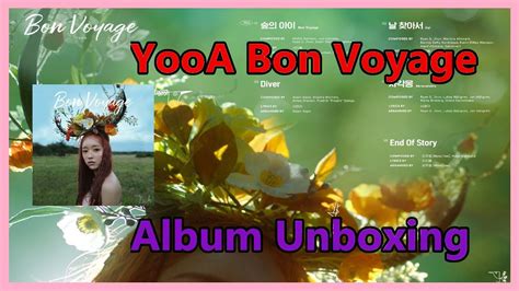 유아 YooA 1th Mini Album Bon Voyage Debut Album Unboxing Shes