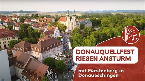 Tausende Besucher feiern beim DonauquellFest mit Fürstenberg in