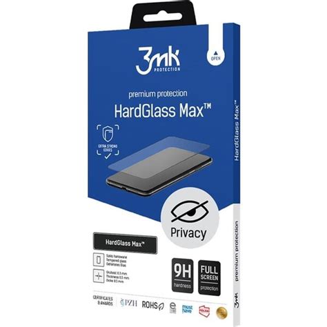 3mk HardGlass Max Privacy tvrzené sklo Samsung Galaxy A34 5G černé