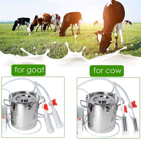 Electric Goat Milking Machine For Cows Sheep Portable Pulsation Milking