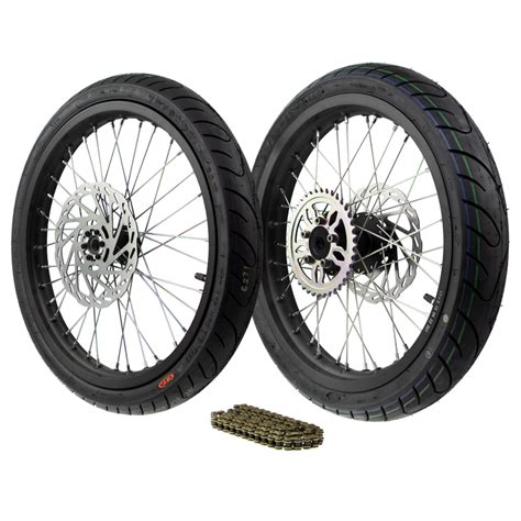 CNC Talaria SuperMoto 17 Rims And Tire Combo Package ChargedCycles Ca