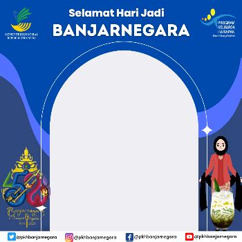 Twibbon Hari Jadi Banjarnegara 2023 Ke 452 Diperingati 26 Februari Ini