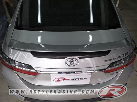 Rear Spoiler ESPORT Style For ALTIS 2014 2017 By ABS Rstyle Racing