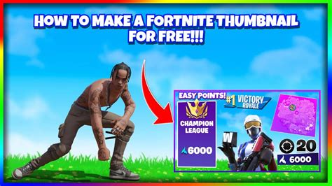 How To Make A Free Fortnite Thumbnail Using Pixlr E Youtube