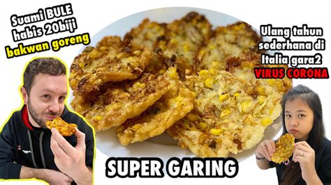 SUAMI BULE TERGILA GILA DENGAN BAKWAN GORENG MAKAN BARENG KELUARGA