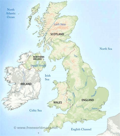 Uk Map With Rivers And Mountains Universe Map Travel And Codes Images