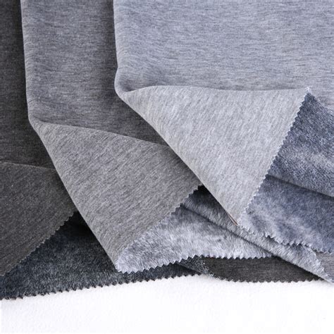 Polyester Spandex Stretch Velour Fabric For Thermal Underwear